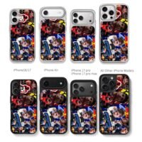 F1 Ferrari Red Bull Collage Chris Brown Phone Case Black Electroplated Silver For Iphone 11 To 17