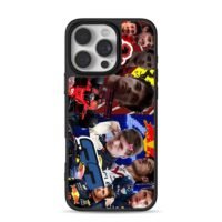 F1 Ferrari Red Bull Collage Phone Case for iPhone 11-17 & Samsung Galaxy S24-S26
