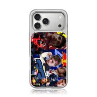 F1 Ferrari Red Bull Collage iPhone 17 Pro Max Electroplated Silver Case1