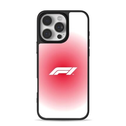 F1 Formula 1 logo red gradient iPhone 16 Pro Max Black Case