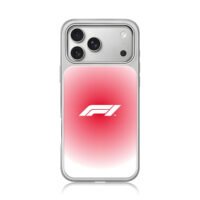 F1 Formula 1 logo red gradient iPhone 17 Pro Max Electroplated Silver Case1