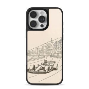 F1 race car on Monaco circuit Phone Case for iPhone 11-17 & Samsung Galaxy S24-S26