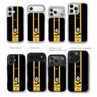F1 Renault Sport 27 Infiniti livery Chris Brown Phone Case Black Electroplated Silver For Iphone 11 To 17