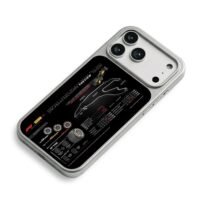 F1 Spa Francorchamps tyre info iPhone 17 Pro Max Electroplated Silver Case2