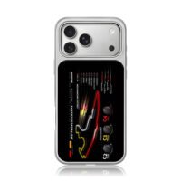 F1 Spa GP track Pirelli tires iPhone 17 Pro Max Electroplated Silver Case1