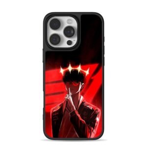 Faker esports fan art red halo Phone Case for iPhone 11-17 & Samsung Galaxy S24-S26