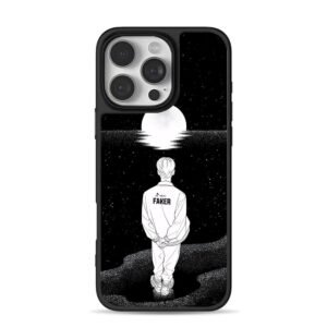 Faker jacket boy at starry sea iPhone 16 Pro Max Black Case
