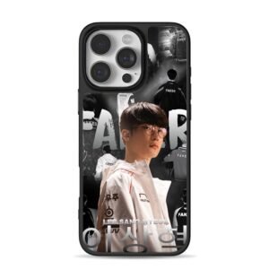 Faker Lee Sanghyeok collage Phone Case for iPhone 11-17 & Samsung Galaxy S24-S26