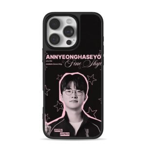 Faker pink star portrait print Phone Case for iPhone 11-17 & Samsung Galaxy S24-S26