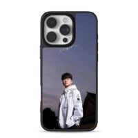 Faker T1 gamer under dusk sky iPhone 16 Pro Max Black Case