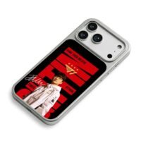 Faker T1 pro player portrait iPhone 17 Pro Max Electroplated Silver Case2