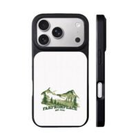 FarFromPeace mountain forest iPhone 17 Pro Max Black Case