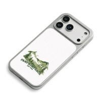 FarFromPeace mountain forest iPhone 17 Pro Max Electroplated Silver Case2