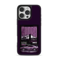 Fast Furious Supra purple race iPhone 16 Pro Max Black Case
