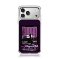 Fast Furious Supra purple race iPhone 17 Pro Max Electroplated Silver Case1