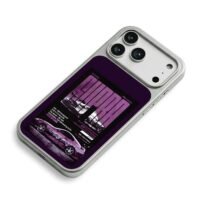 Fast Furious Supra purple race iPhone 17 Pro Max Electroplated Silver Case2