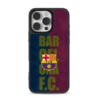 FC Barcelona team logo colors Phone Case for iPhone 11-17 & Samsung Galaxy S24-S26