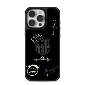 FCB Cactus Jack Nike soccer Phone Case for iPhone 11-17 & Samsung Galaxy S24-S26