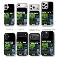 Feid Ferxxo rapper fan collage Chris Brown Phone Case Black Electroplated Silver For Iphone 11 To 17