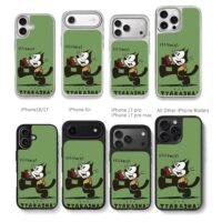 Felix the Cat fruits TYAKASHA Chris Brown Phone Case Black Electroplated Silver For Iphone 11 To 17