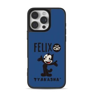 Felix the Cat TYAKASHA blue Phone Case for iPhone 11-17 & Samsung Galaxy S24-S26