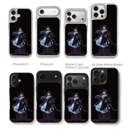 Fern Frieren anime mage staff Chris Brown Phone Case Black Electroplated Silver For Iphone 11 To 17