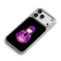 Fern Frieren purple anime art iPhone 17 Pro Max Electroplated Silver Case2