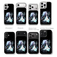 Fern the mage moon butterflies Chris Brown Phone Case Black Electroplated Silver For Iphone 11 To 17