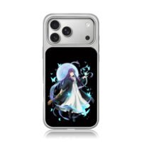 Fern the mage moon butterflies iPhone 17 Pro Max Electroplated Silver Case1
