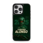 Fernando Alonso Aston Martin iPhone 16 Pro Max Black Case