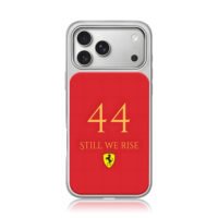 Ferrari 44 Still We Rise red iPhone 17 Pro Max Electroplated Silver Case1
