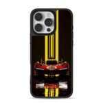 Ferrari 499P 50 yellow race stripes Phone Case for iPhone 11-17 & Samsung Galaxy S24-S26