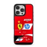 Ferrari F1 Leclerc livery iPhone 16 Pro Max Black Case