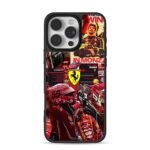 Ferrari F1 Leclerc Sainz Monza iPhone 16 Pro Max Black Case