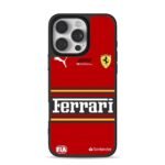 Ferrari F1 Puma Santander iPhone 16 Pro Max Black Case