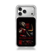 Ferrari F1 racer quote art iPhone 17 Pro Max Electroplated Silver Case1