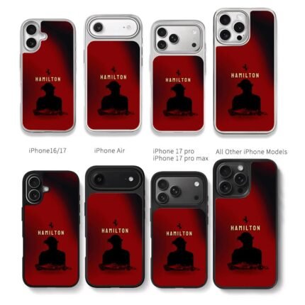 Ferrari Hamilton F1 driver red Chris Brown Phone Case Black Electroplated Silver For Iphone 11 To 17