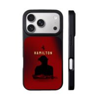 Ferrari Hamilton F1 driver red iPhone 17 Pro Max Black Case