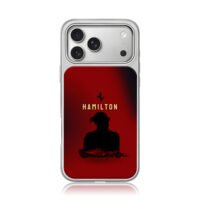 Ferrari Hamilton F1 driver red iPhone 17 Pro Max Electroplated Silver Case1