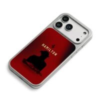 Ferrari Hamilton F1 driver red iPhone 17 Pro Max Electroplated Silver Case2