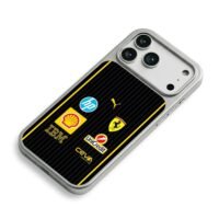 Ferrari Puma HP Shell logos iPhone 17 Pro Max Electroplated Silver Case2