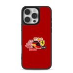 Ferrari Sainz 55 F1 stickers iPhone 16 Pro Max Black Case