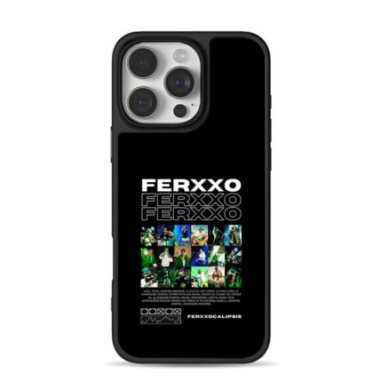 Ferxxo concert photo collage iPhone 16 Pro Max Black Case