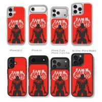 Finn Balor wrestler demon red Chris Brown Phone Case Black Electroplated Silver For Iphone 11 To 17