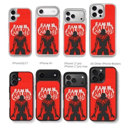 Finn Balor wrestler demon red Chris Brown Phone Case Black Electroplated Silver For Iphone 11 To 17
