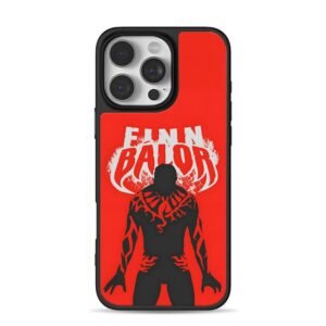 Finn Balor wrestler demon red iPhone 16 Pro Max Black Case