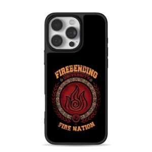 Firebending Univ Fire Nation Phone Case for iPhone 11-17 & Samsung Galaxy S24-S26