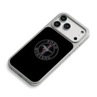 Ford Mustang horse stripe logo iPhone 17 Pro Max Electroplated Silver Case2