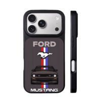 Ford Mustang pony car stripes iPhone 17 Pro Max Black Case