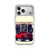 Ford Raptor red pickup truck art Phone Case for iPhone 11-17 & Samsung Galaxy S24-S26 - Image 4